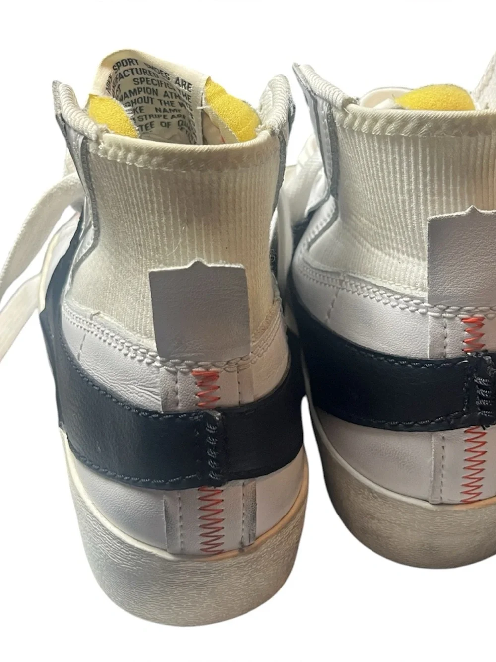 Nike Blazer Mid '77 Jumbo Swoosh White Black DD3111-100 Size 9